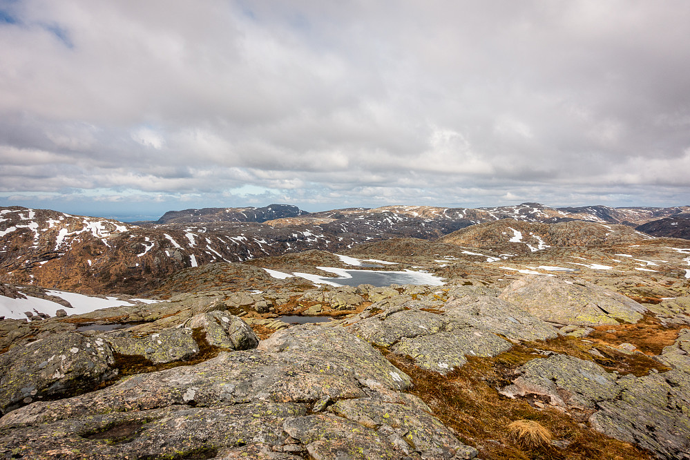 Utsikt fra Tverrvassfjellet