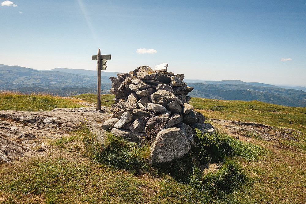 Toppen av Tveitafjellet