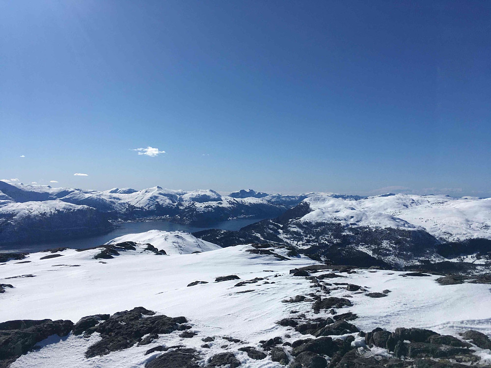 Utsikt vestover