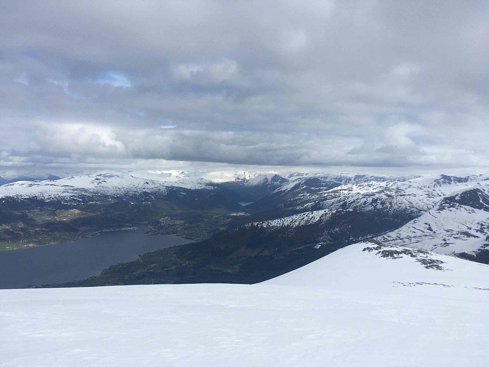 Biletet gjer ikkje utsikta rettferd, men her var det veldig fin utsikt.