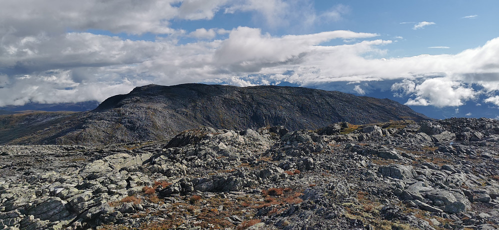 Ifrå Kaldekletten 1320 moh mot Kjeringafjell 1314 moh