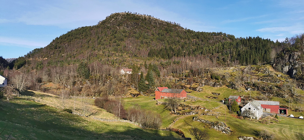 Ifrå parkering mot Melshovden 