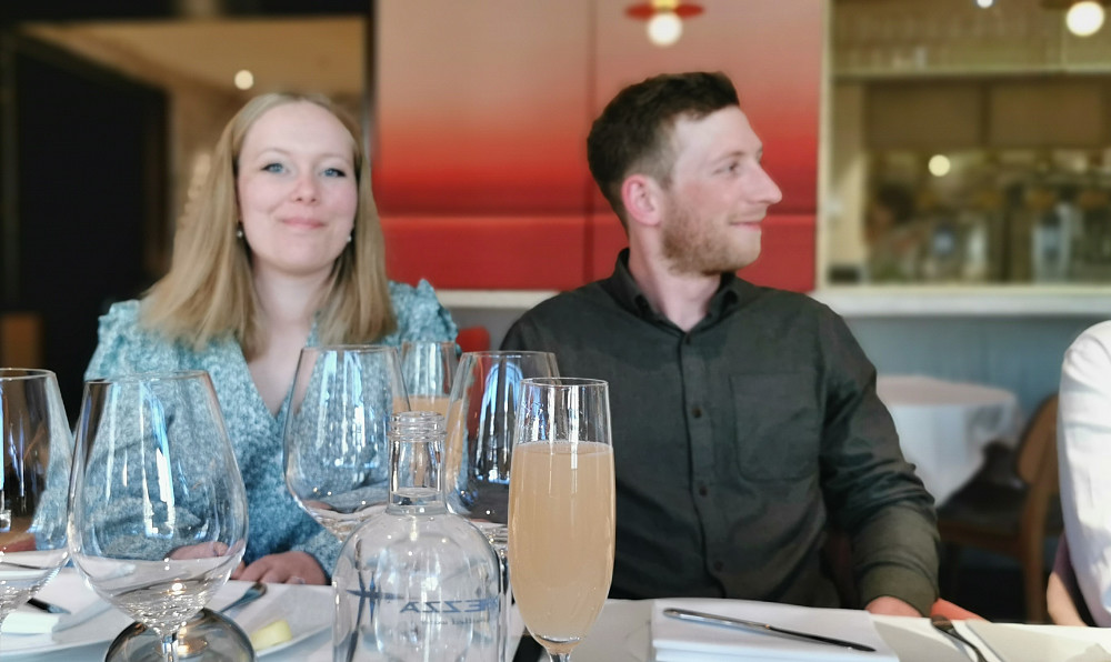 To fine :) Espen/sønn og gode Katrine nyutdanna psykolog.  