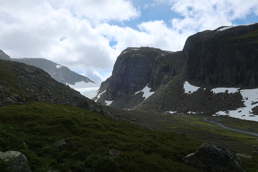 Valgets muligheter i ukjent område! Kanskje Sørsendalsbreen eller kanskje rasryggen opp mot Sørendalsegga!!