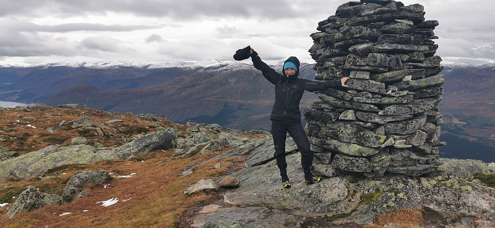 Toppvarden på Tindefjellet 
