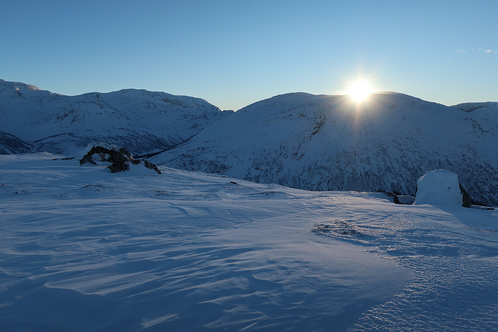  Solnedgang over Olahansfjellet