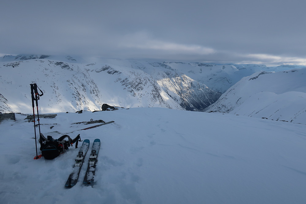 Ifrå toppen av Sætreskarsfjellet 1606 moh 
