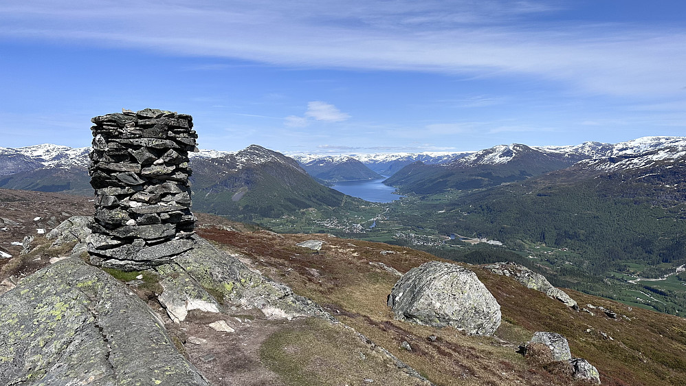 Varmt og fint på toppen!