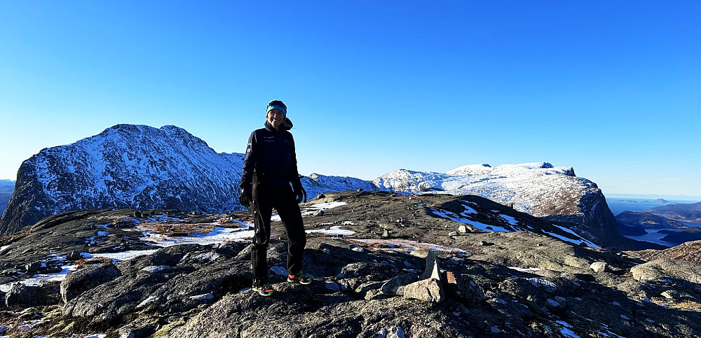 Det er eit flott utsiktsfjell ifrå Litlehesten mot Storehesten og Blægja