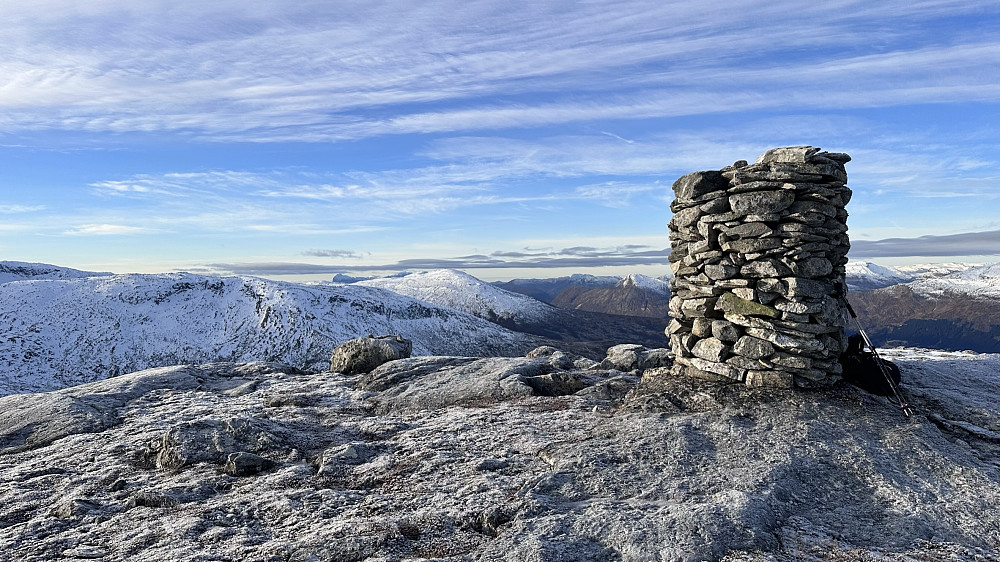 Varden på Blåfjellet 1164 moh  