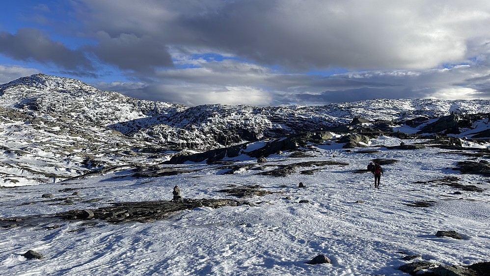 Etter fin frukost var dagsplanens første tur til Årsdalsryggen  1100 moh