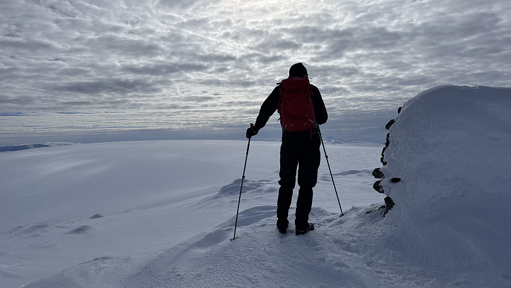 Ifrå høgste punkt av fastfjell ved Fresvikbreen