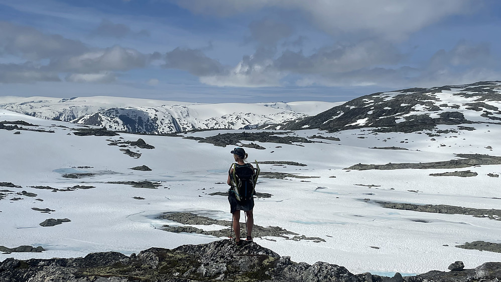 Tid å skue det nydelige fjellområdet og breane! ❤️