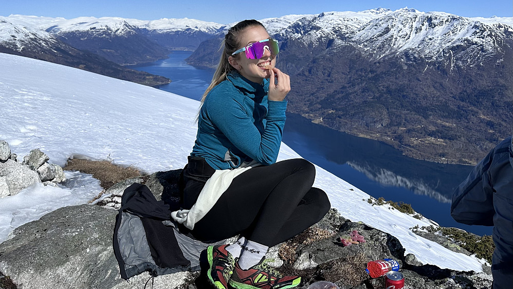 Fint å nyte lunsjen med sånne omgivelser! :)