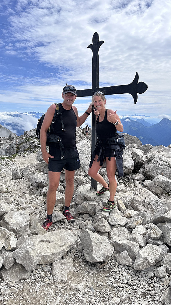 På toppen av La Tournette 2351 moh 