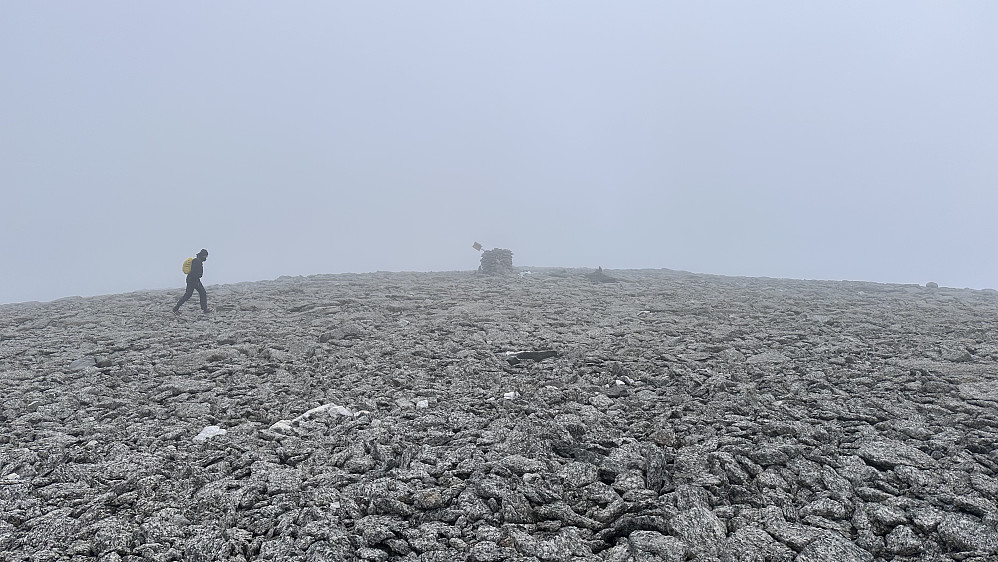 Eit flatt fjellplatå på Torvfjellet