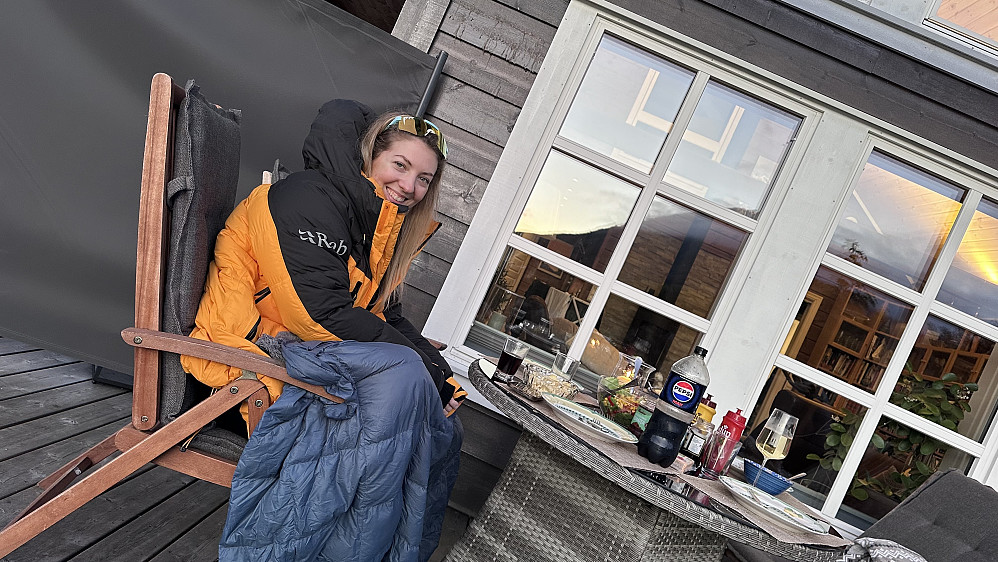 Fint å nyte kvelden