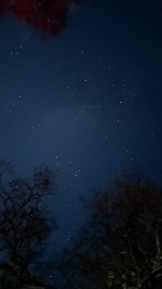 Vervindu med måneskin & stjernehimmel ifrå nattcamp ved Hornindal.