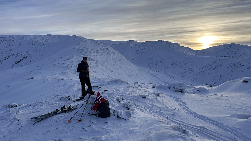Fint å nyte fjellskuet og stilla før nedrenn!