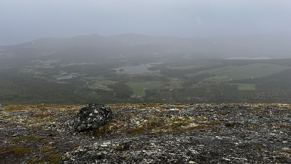 Ifrå toppen av Veslvassfjellet 1192 moh 