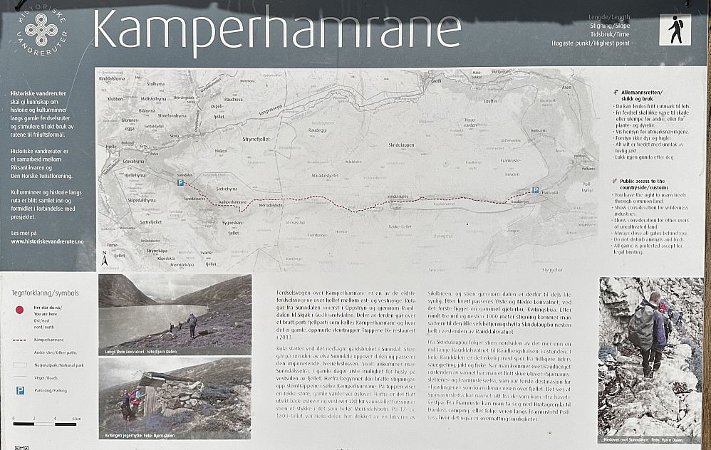 Historie ifrå Kamperhamrane