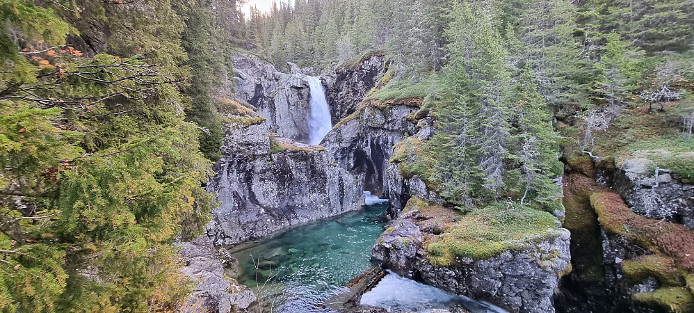 Fossen ved turens startpunkt