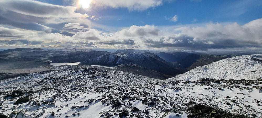 På toppen mot Hemsedal