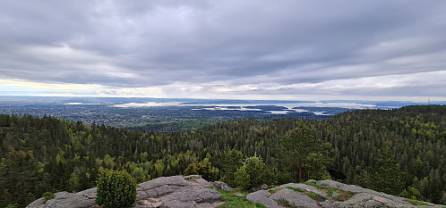 Fra utsiktspunktet ved Nordre - mot Drøbak