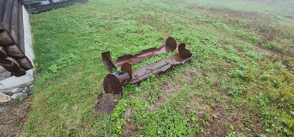 Slippkontainer ved milorghytta