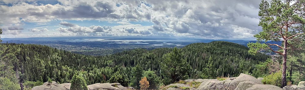 Panoramautsikt fra Nordre Kolsås
