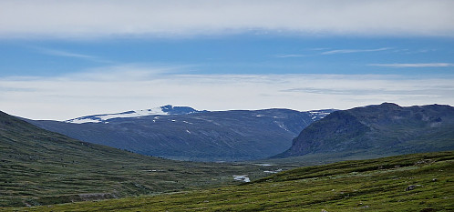 Glittertinden fra parkeringen...
