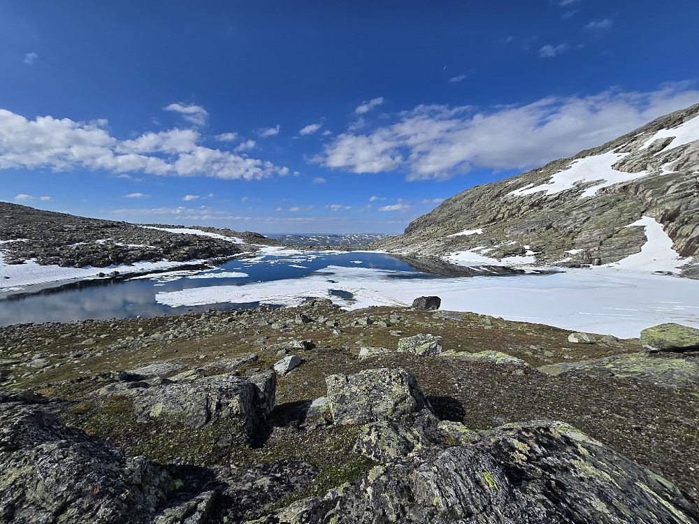 Matpause ved Øvre Folarskardstjern