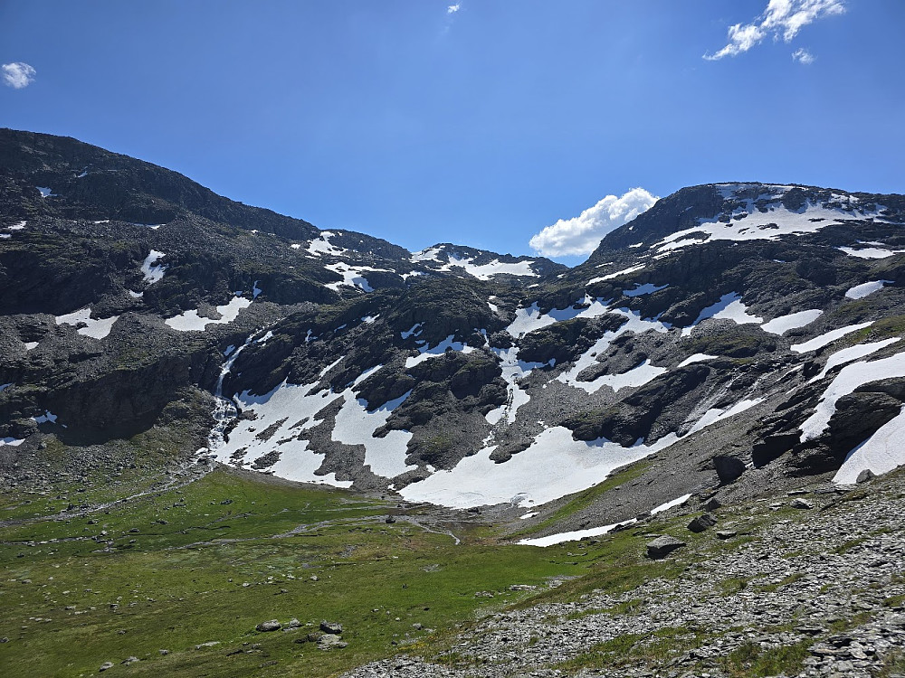 Veslebotn var magisk flott med mye vann i elva/bekken