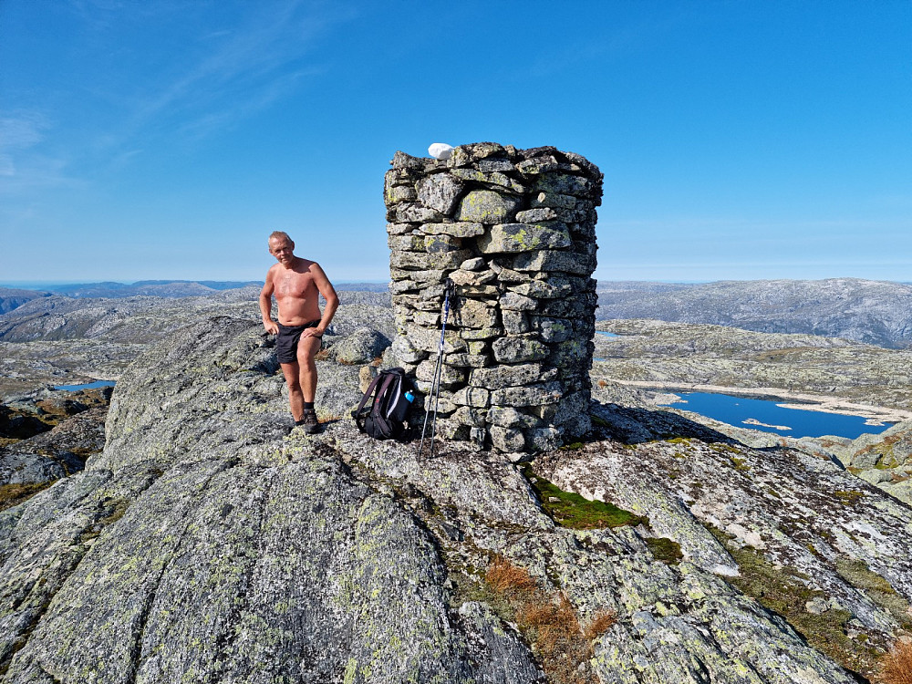 Varmt på toppen