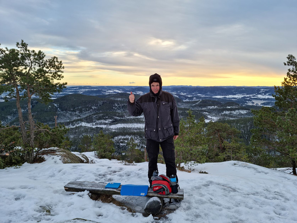 Litt trekk på utsiktskanten men fin himmel