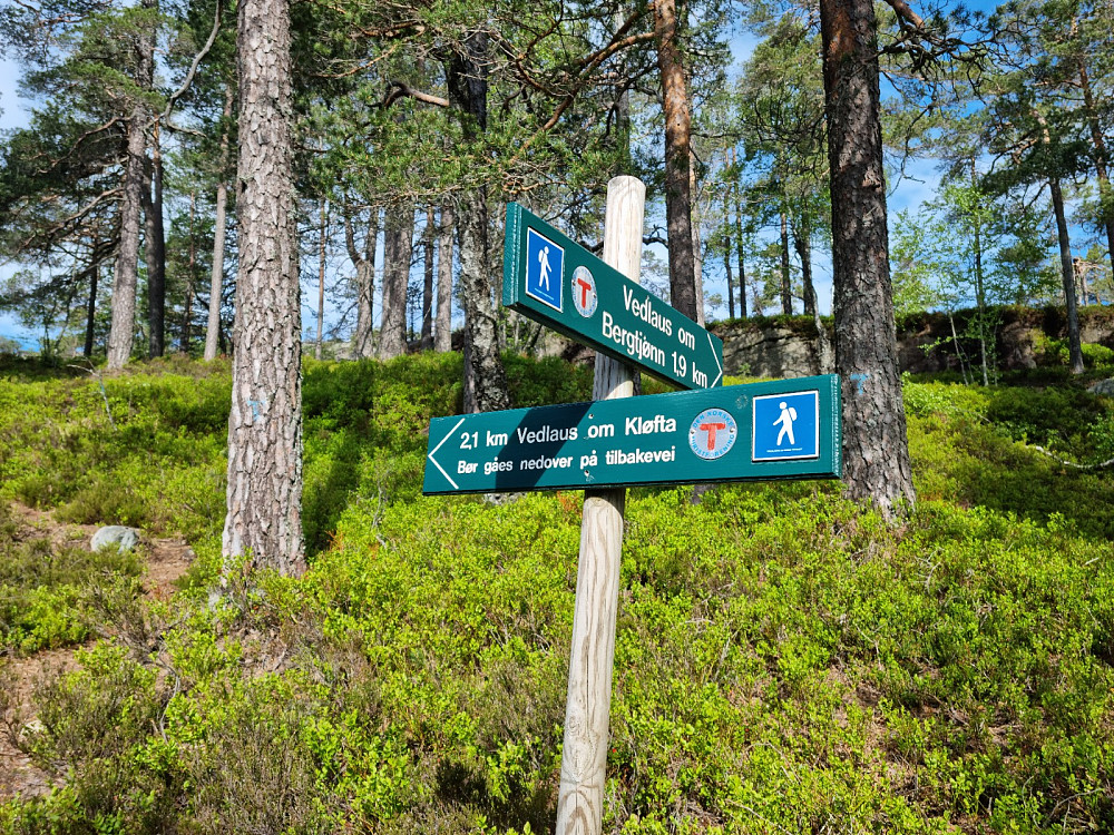 Her kan du velge å gå rundløype