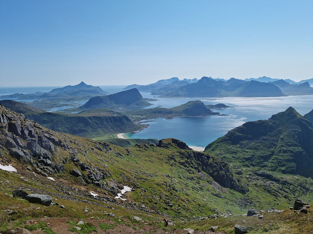Flottere og flottere utsikt over <Lofoten