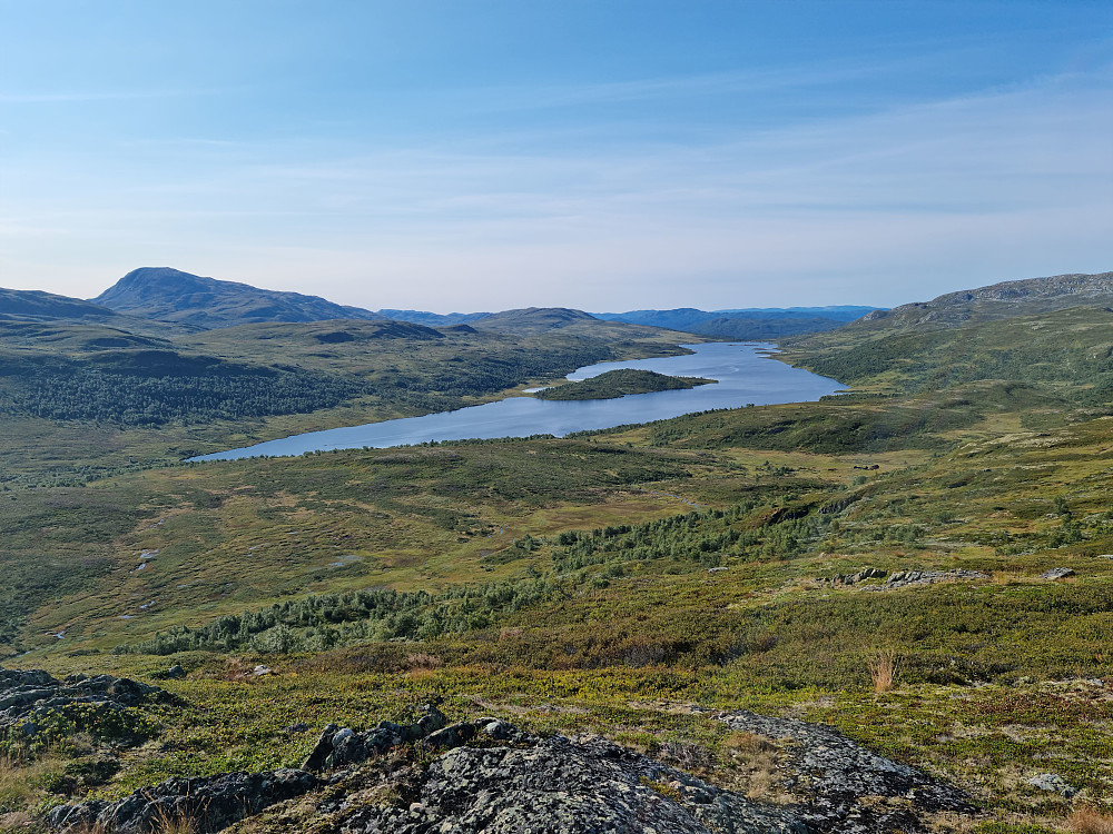 Utsikt mot landskapsvernområdet