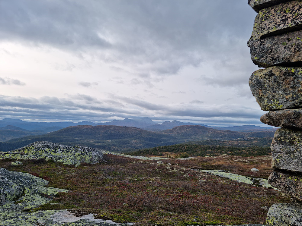 Utsikt mot Gaustatoppen
