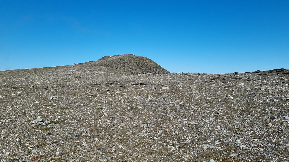 Oppe på naufjellet