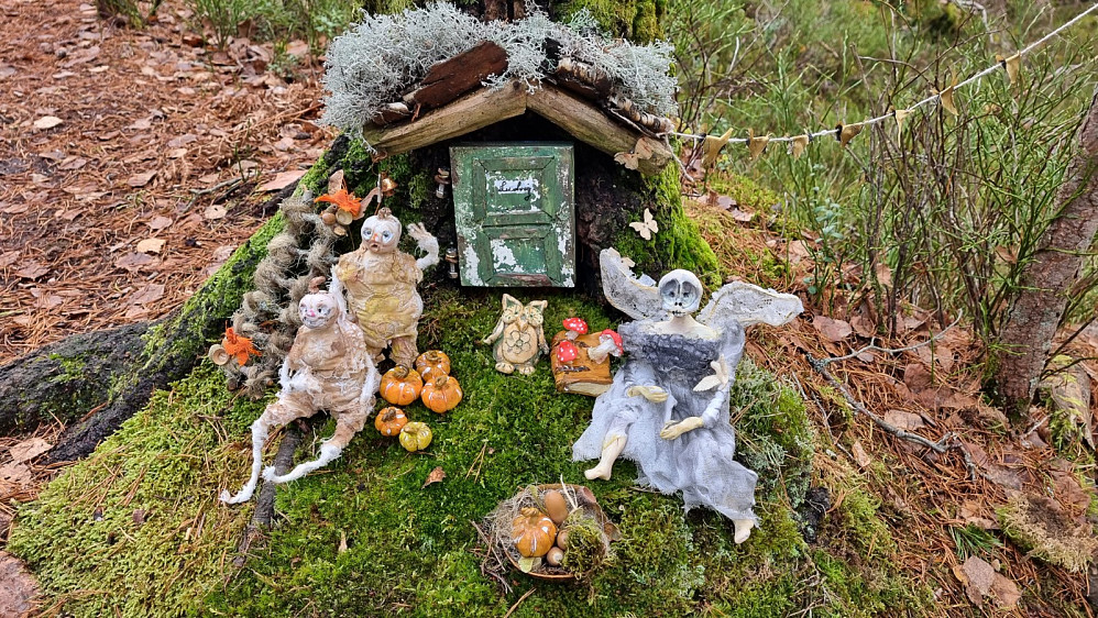 Ludvig hadde halloweenfest