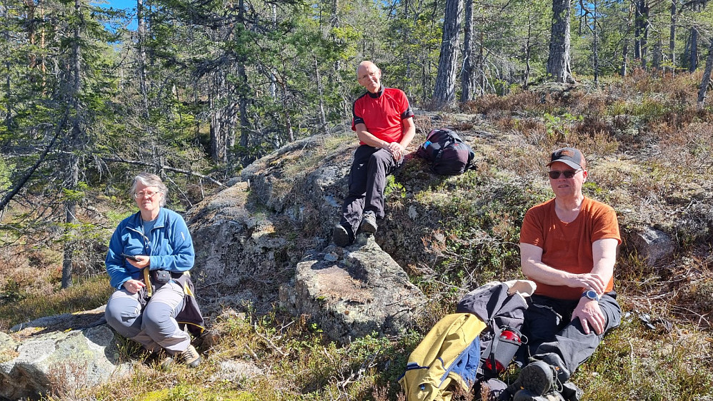 Rast underveis i bakkene 