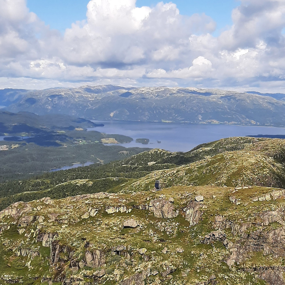 Utsikt fra toppen.