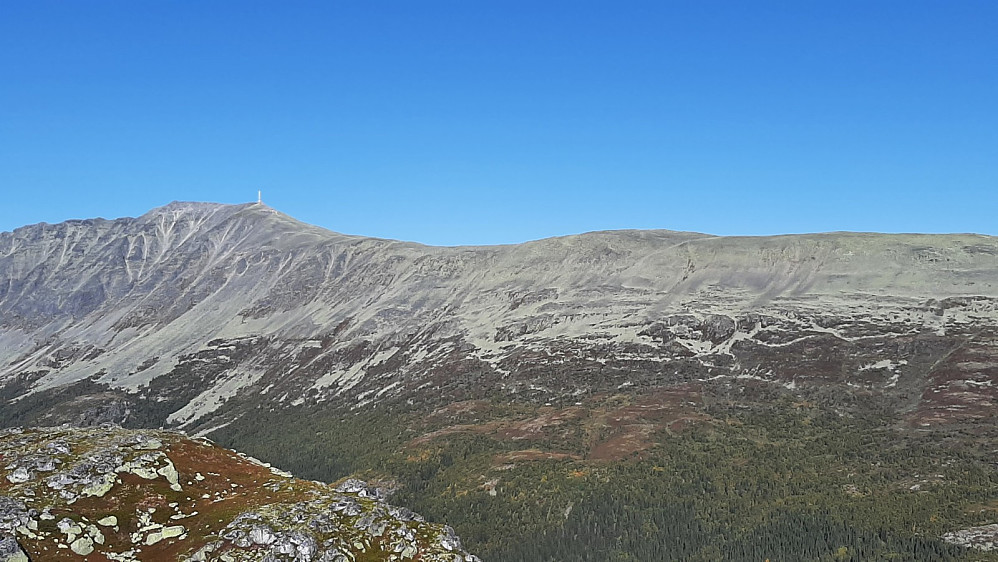 Utsikt mot Gaustatoppen.