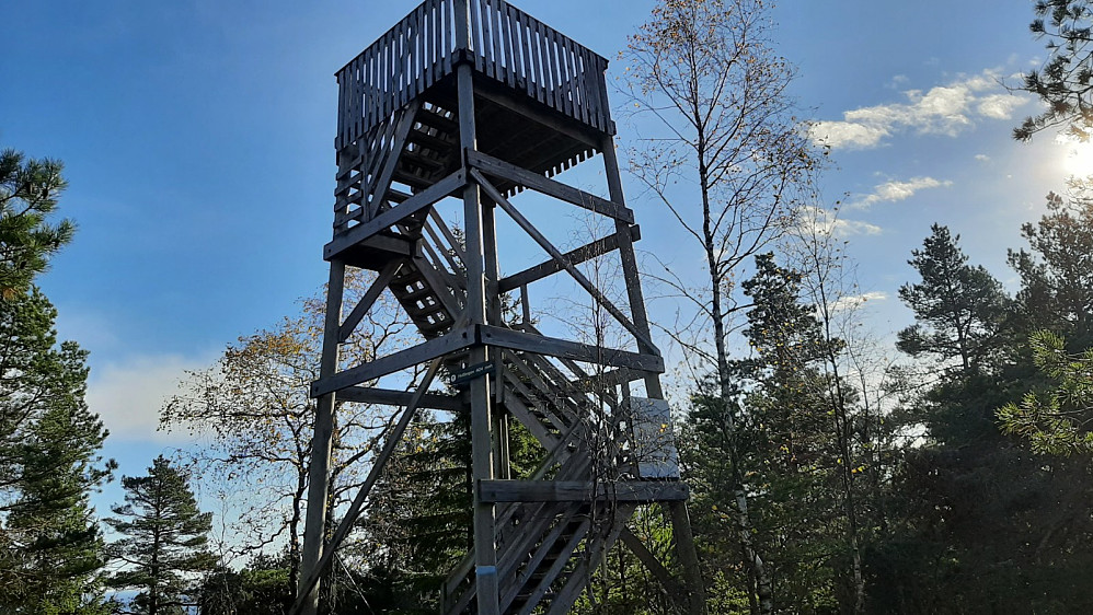 UTårnet på toppen av Hvittingen.