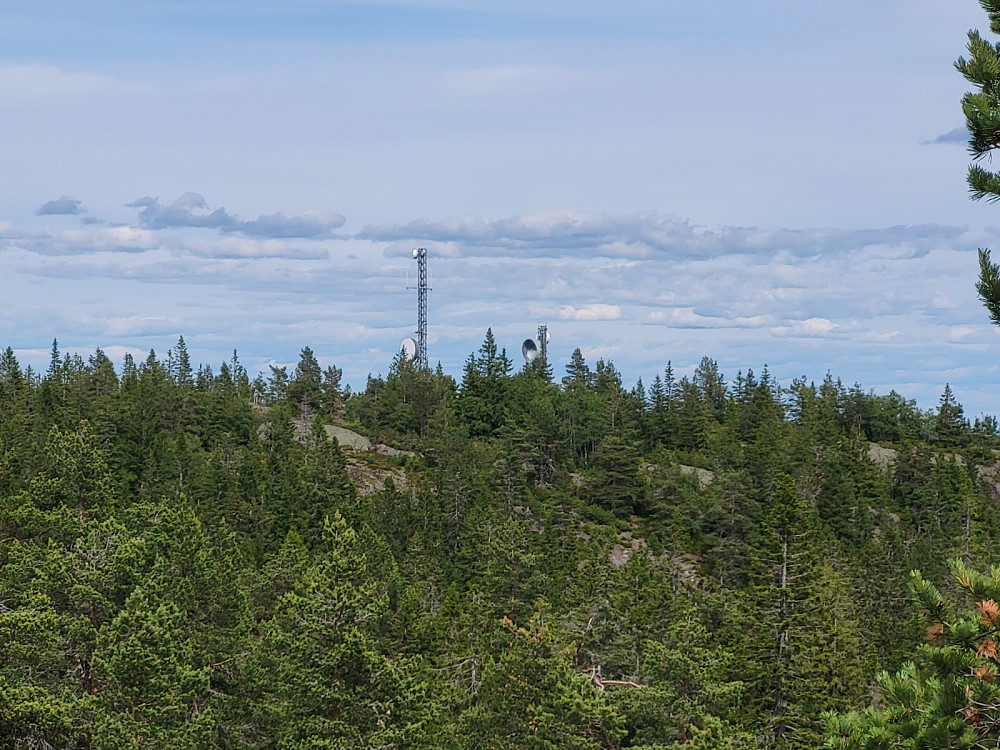 Utsikt mot Skibergfjellet