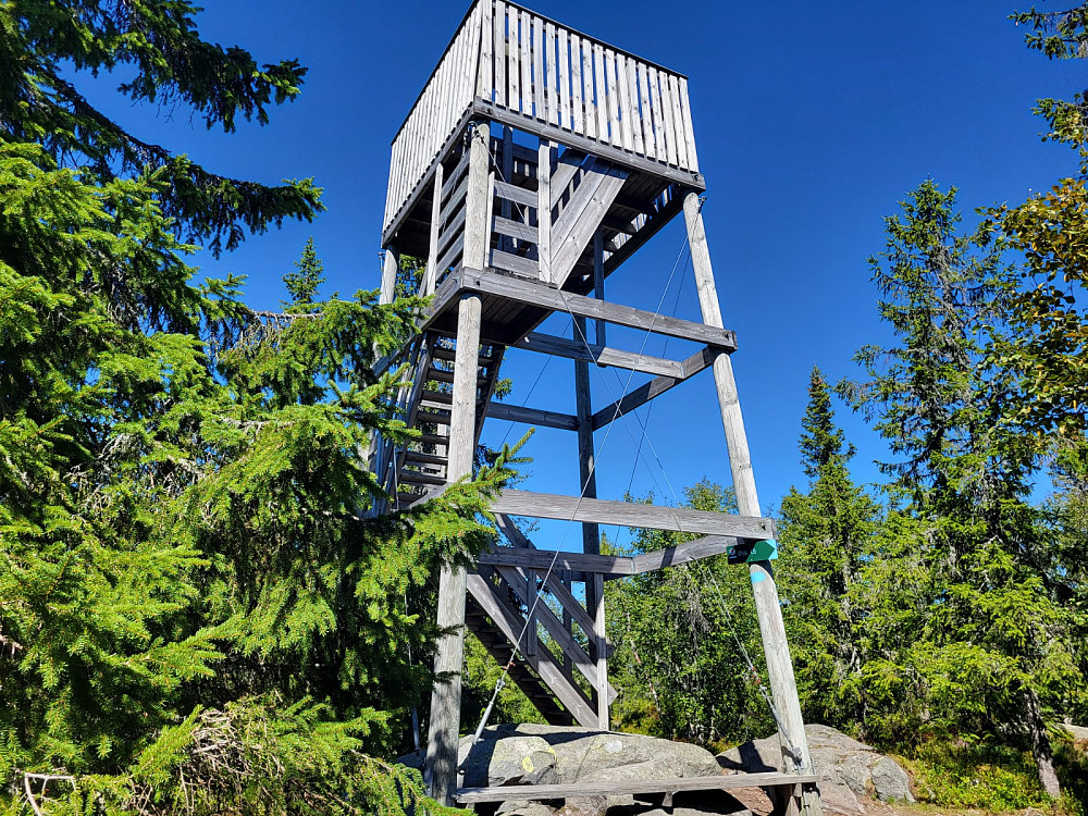Tårnet på toppen.
