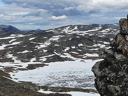 Mellefanten stikk seg fram att frå Svarteknippa.