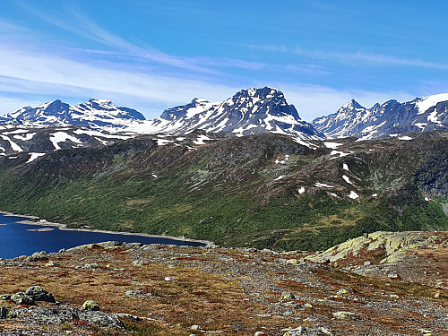 Tett på Gjendealpane.