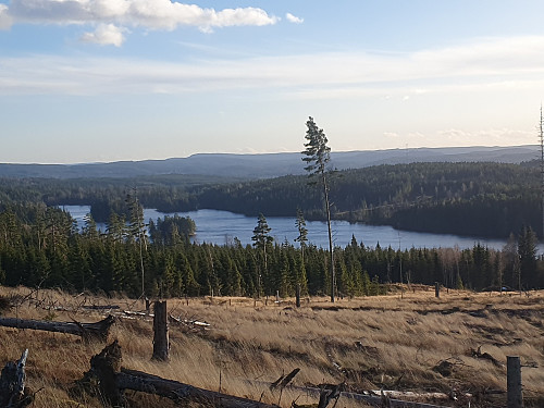 Utsikt sørvestover, Gransjön